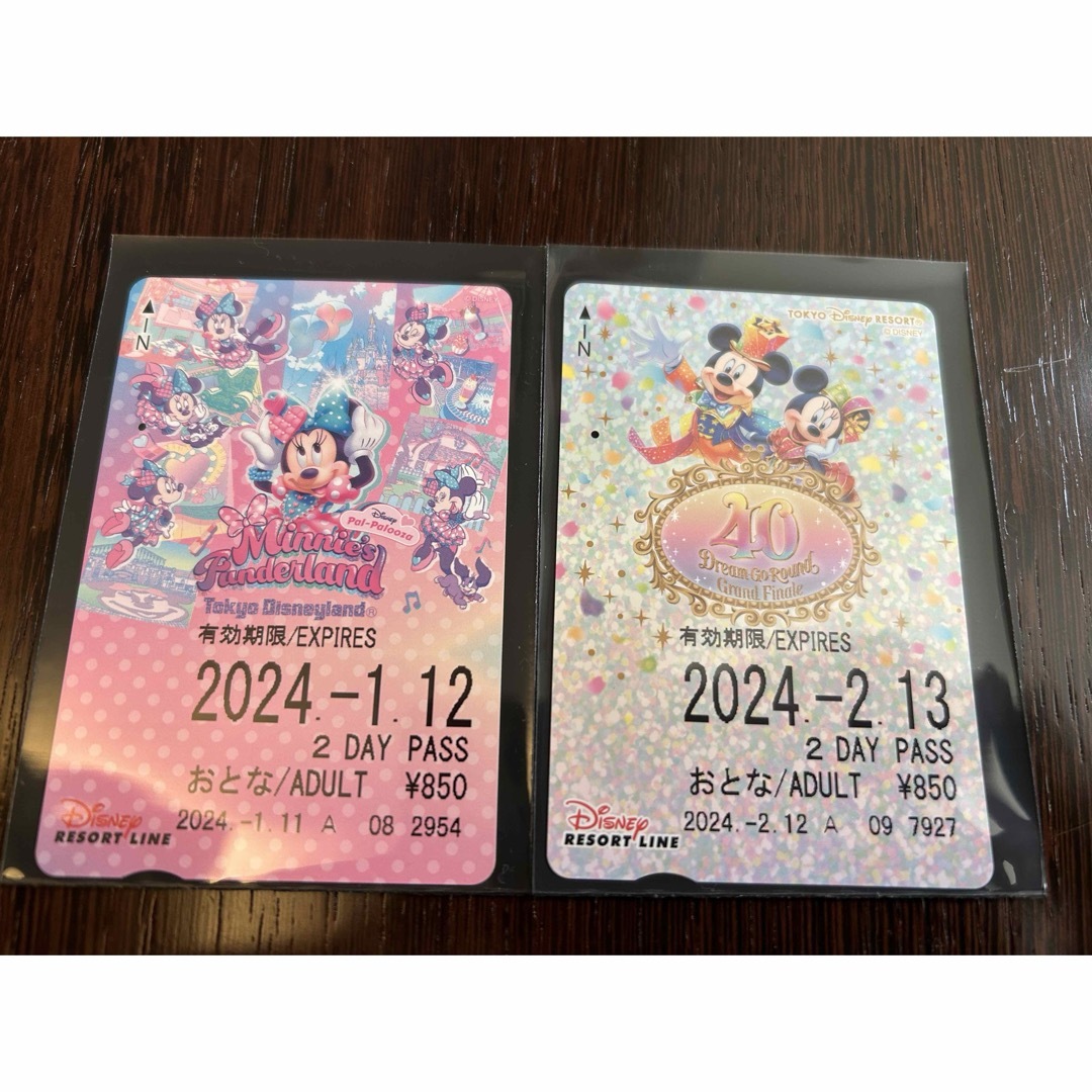 Disney(ディズニー)のディズニー フリーきっぷ 使用済み チケットの乗車券/交通券(鉄道乗車券)の商品写真