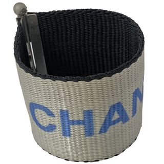 シャネル(CHANEL)のシャネル ロゴ ブレスレット シルバーメッキ 【中古】(ブレスレット/バングル)