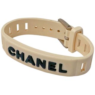 シャネル(CHANEL)のシャネル ロゴ ラバー ブレスレット ラバー 【中古】(ブレスレット/バングル)