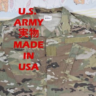 ミリタリー(MILITARY)の米軍 支給品 マルチカム迷彩 ジャケット 13870c USA製 BDU 00(ミリタリージャケット)