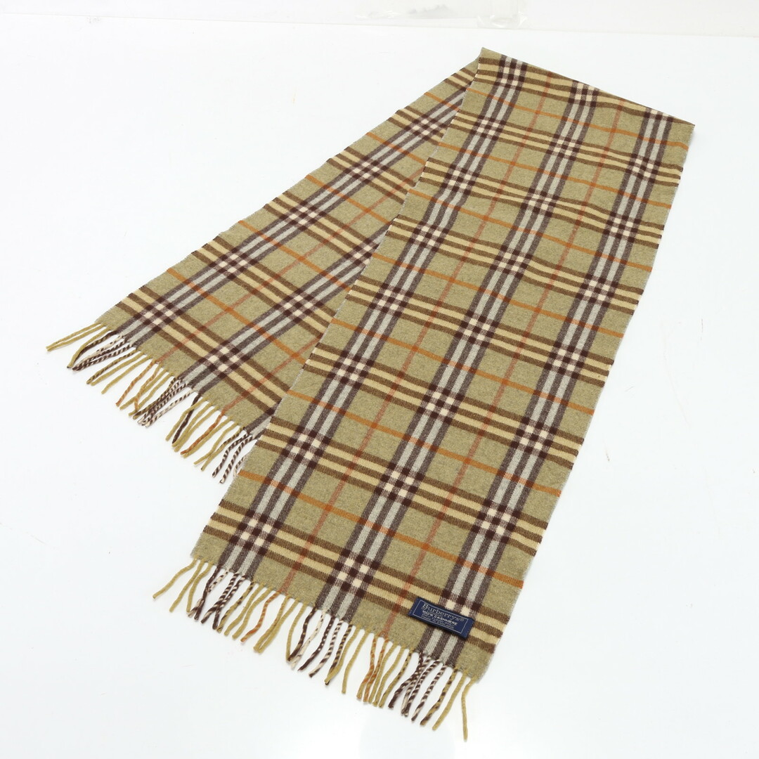 BURBERRY(バーバリー)のバーバリー ノバ チェック カシミヤ 100％ ストール ショール 秋 冬 防寒具 マフラー ブラウン 茶色 メンズ レディース MMM 0215-M2 メンズのファッション小物(マフラー)の商品写真