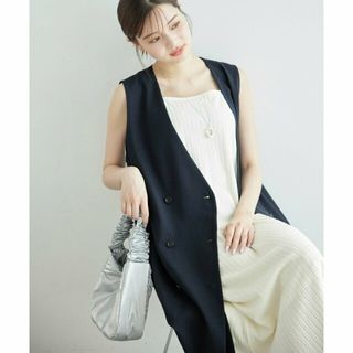 ロペピクニック(Rope' Picnic)の【ネイビー（40）】ジレジャンパースカート/UVカット・接触冷感・リンクコーデ(ロングワンピース/マキシワンピース)