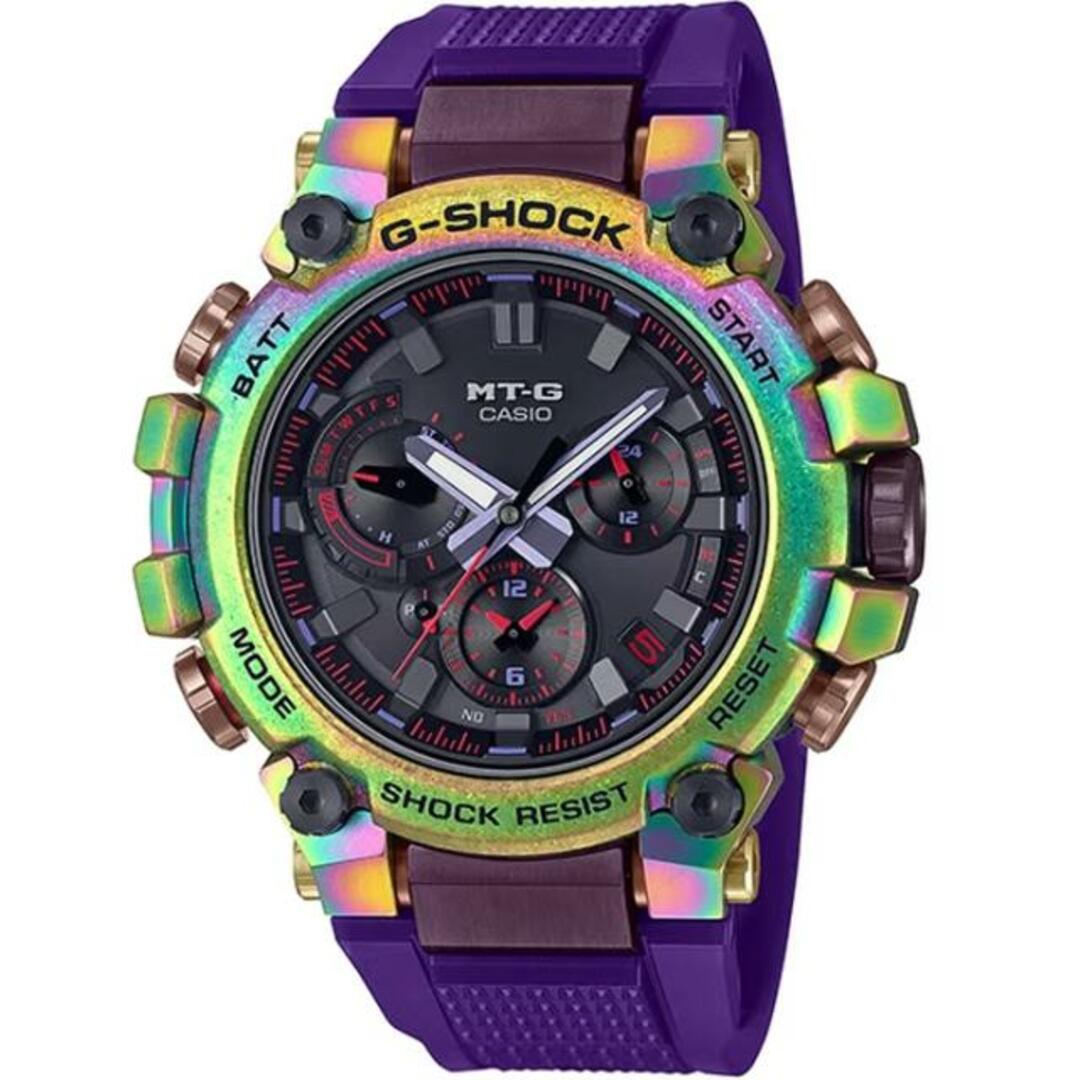 G-SHOCK(ジーショック)のCASIO G-SHOCK カシオ ジーショック MT-G MTG-B3000 SERIES MTG-B3000PRB-1AJR メンズ レディース デジタル 腕時計 国内正規品 パープル 紫 マルチ メンズの時計(腕時計(アナログ))の商品写真