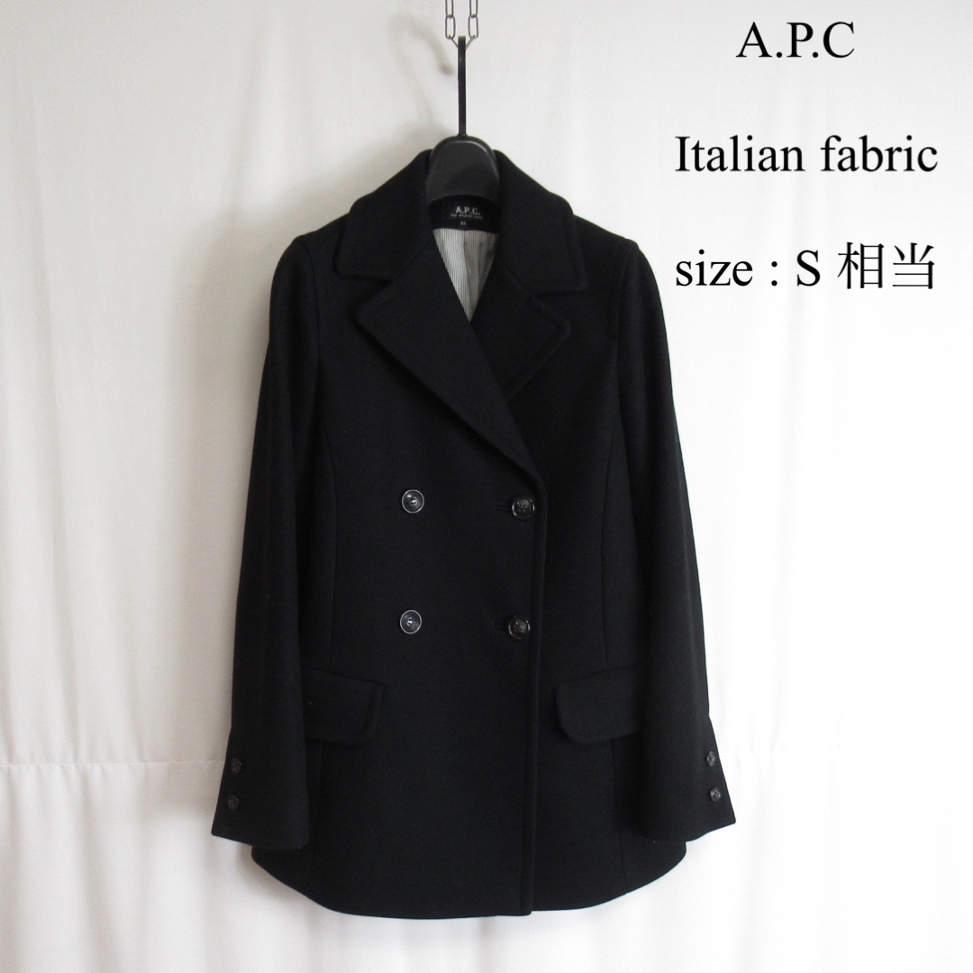 A.P.C - A.P.C. イタリア生地 ウール ピーコート アウター ジャケット 