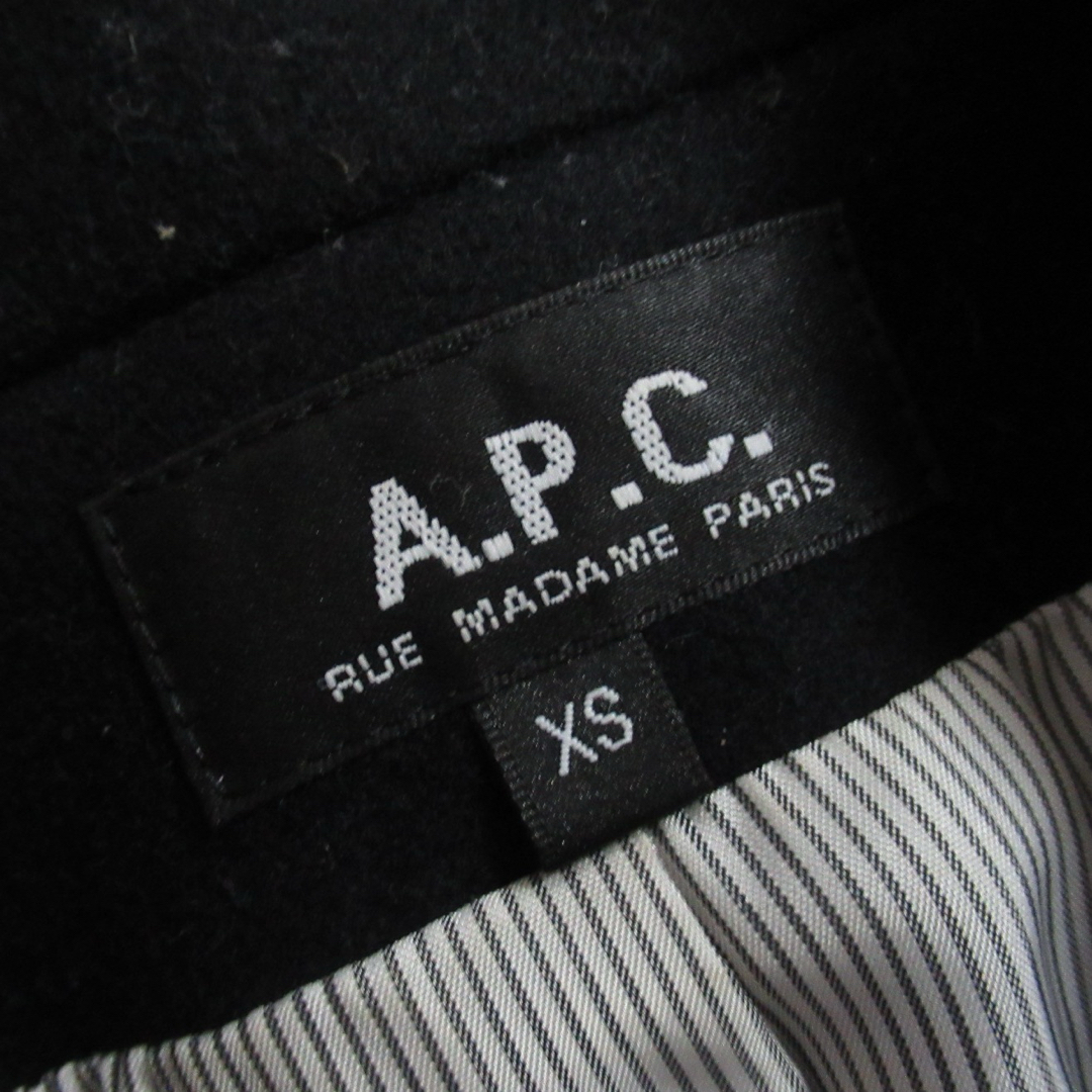 A.P.C(アーペーセー)のA.P.C. イタリア生地 ウール ピーコート アウター ジャケット Pコート レディースのジャケット/アウター(ピーコート)の商品写真