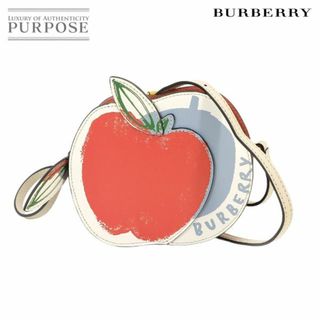 バーバリー(BURBERRY)の新品同様 バーバリー BURBERRY アップル ショルダー バッグ レザー マルチカラー ゴールド 金具 VLP 90223581(ショルダーバッグ)