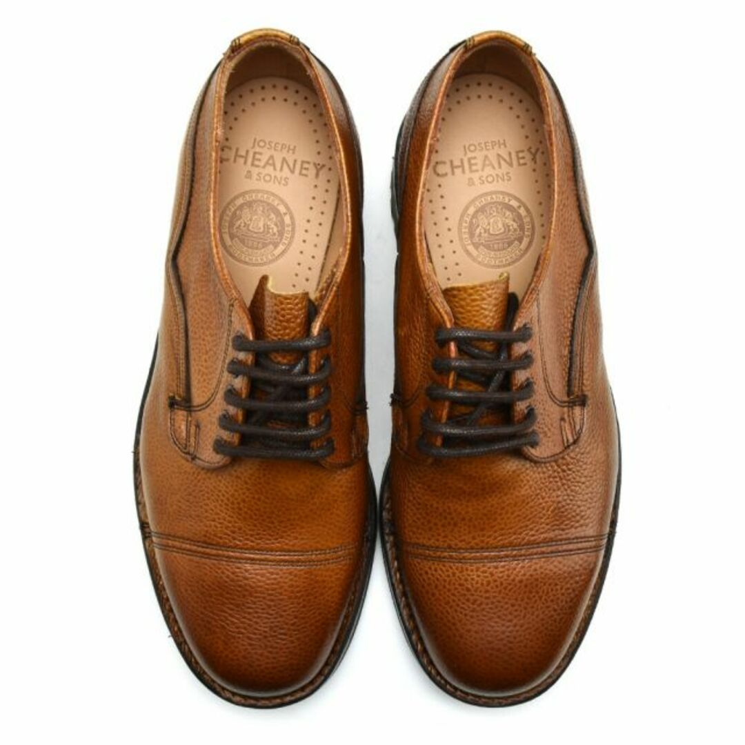 CHEANEY(チーニー)の【ALMOND】ジョセフチーニー ケンゴン メンズ ドレスシューズ  キャップトゥ グレインカーフ コマンドソール シボ革 アーモンド JOSEPH CHEANEY CAIRNGORM【送料無料】 メンズの靴/シューズ(ドレス/ビジネス)の商品写真