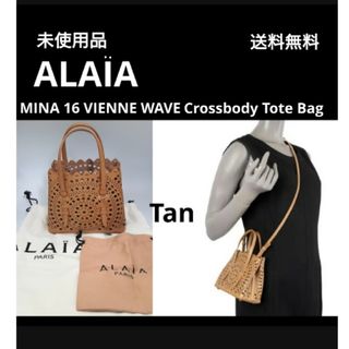 未使用 ALAIA アライア ミナ16 マイクロ トートバッグ ミニバッグ(ショルダーバッグ)