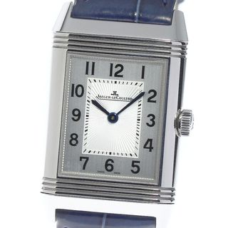 ジャガールクルト(Jaeger-LeCoultre)のベルト訳あり ジャガー・ルクルト JAEGER-LECOULTRE 212.8.D4 レベルソ クラシック ミディアム デュエット 手巻き 保証書付き_800321(腕時計(アナログ))