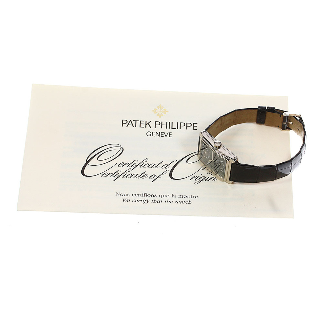 PATEK PHILIPPE(パテックフィリップ)のパテックフィリップ PATEK PHILIPPE 5010G-012 ゴンドーロ K18WG 手巻き メンズ 保証書付き_791057 メンズの時計(腕時計(アナログ))の商品写真