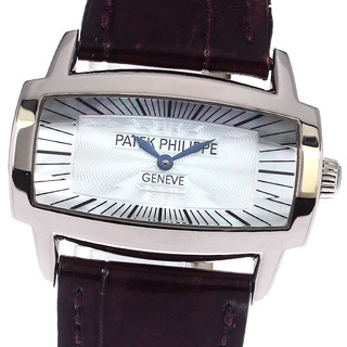 パテックフィリップ(PATEK PHILIPPE)のパテックフィリップ PATEK PHILIPPE Ref.4980 ゴンドーロ ジェンマ K18WG クォーツ メンズ _766600(腕時計(アナログ))