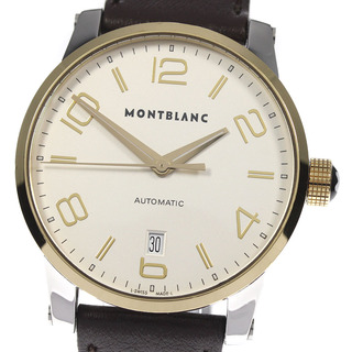 モンブラン(MONTBLANC)のモンブラン MONTBLANC 7210 タイムウォーカー K18YGベゼル 自動巻き メンズ _799970(腕時計(アナログ))