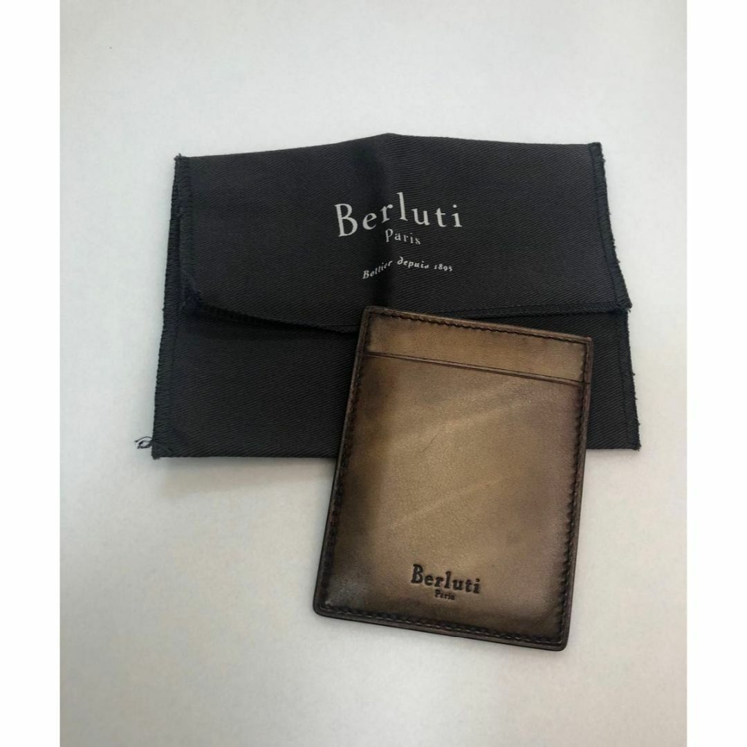 Berluti(ベルルッティ)の良好品　Berluti/ベルルッティ　カードケース　名刺入れ　保存袋付き　 メンズのファッション小物(名刺入れ/定期入れ)の商品写真