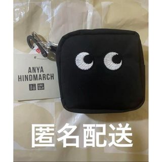 アニヤハインドマーチ(ANYA HINDMARCH)のブラック ユニクロ アニヤハインドマーチ アニヤ UNIQLO エコバッグ 黒(エコバッグ)