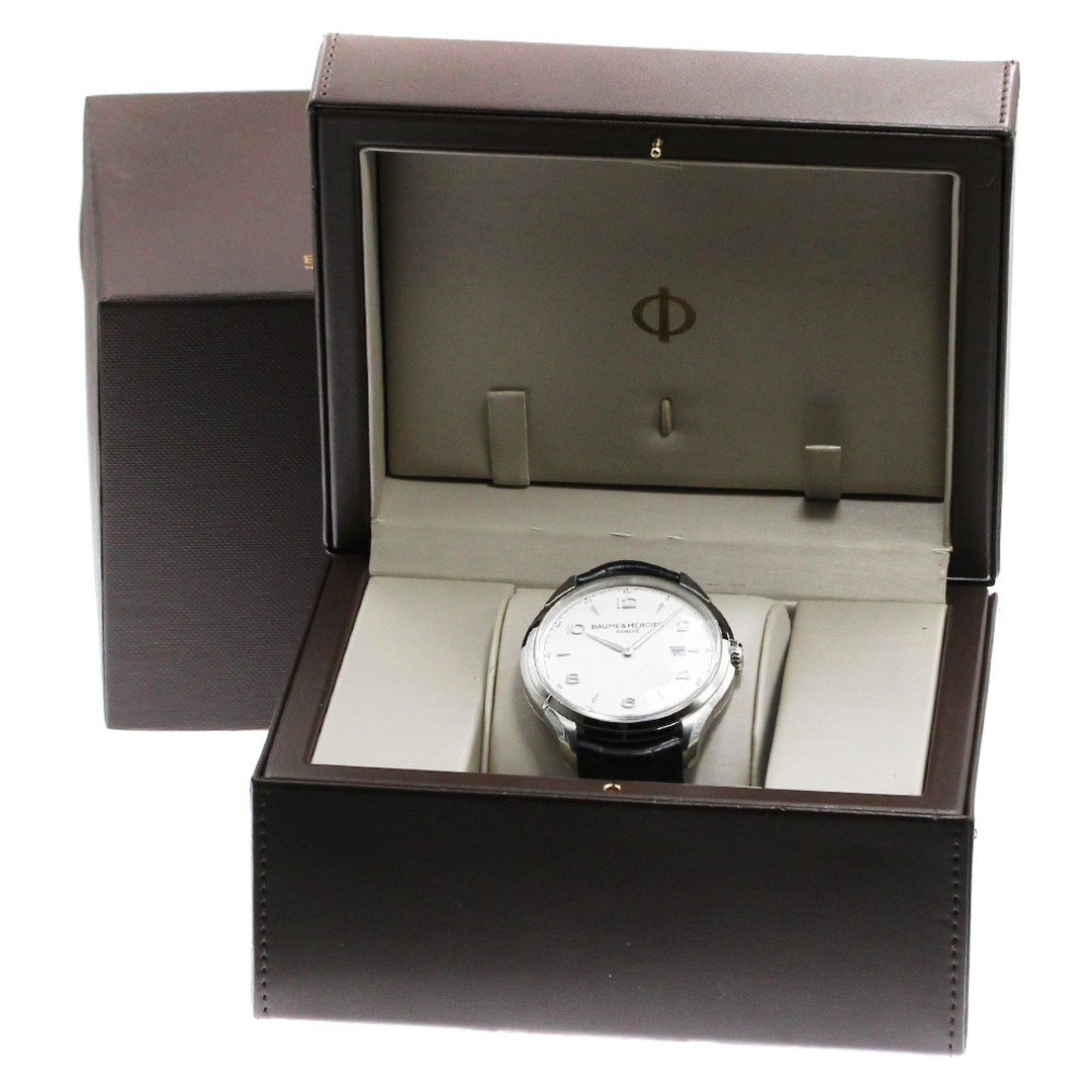 BAUME&MERCIER(ボームエメルシエ)のボーム＆メルシェ Baume & Mercier M0A10419/65846 クリフトン デイト クォーツ メンズ 箱付き_801254 メンズの時計(腕時計(アナログ))の商品写真