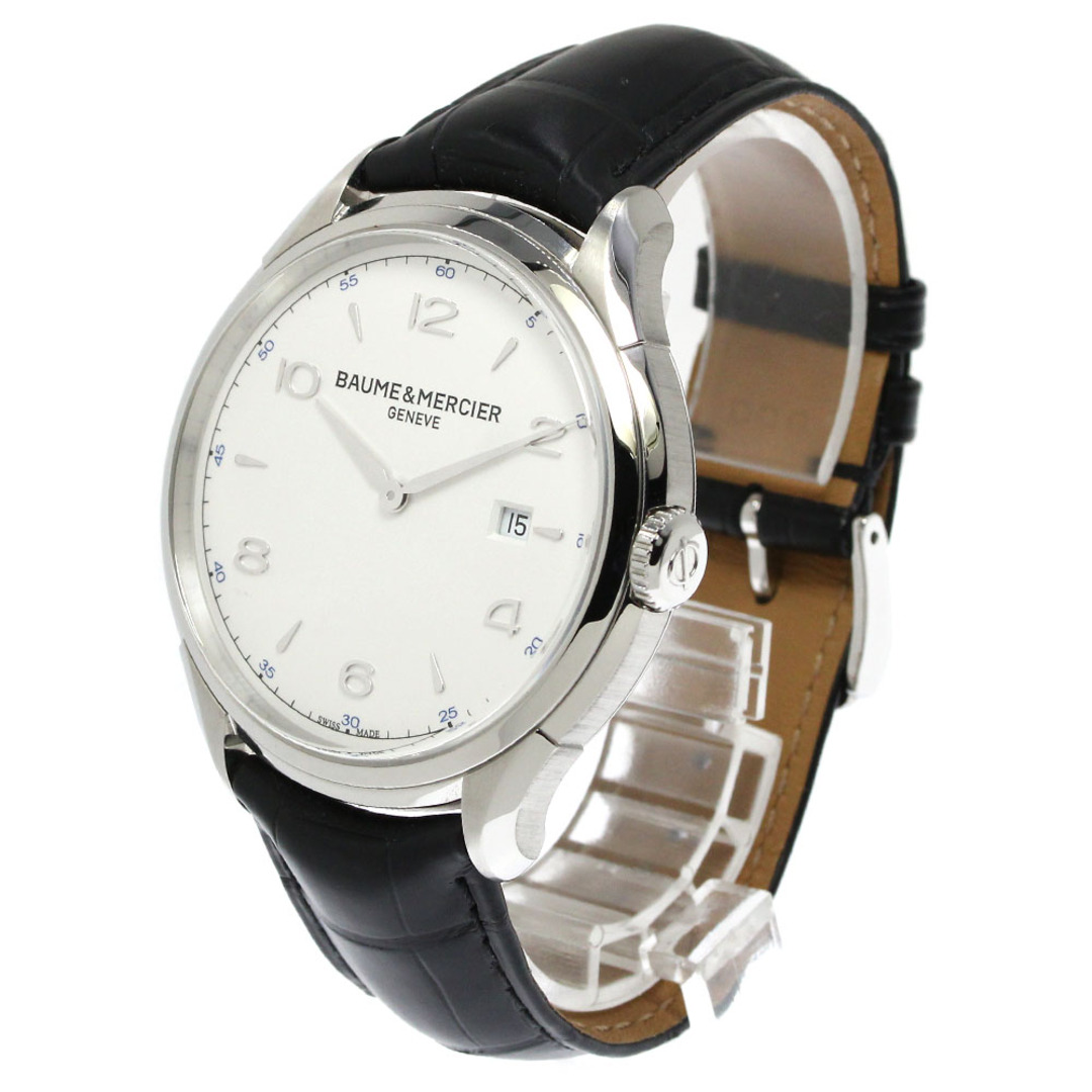 BAUME&MERCIER(ボームエメルシエ)のボーム＆メルシェ Baume & Mercier M0A10419/65846 クリフトン デイト クォーツ メンズ 箱付き_801254 メンズの時計(腕時計(アナログ))の商品写真