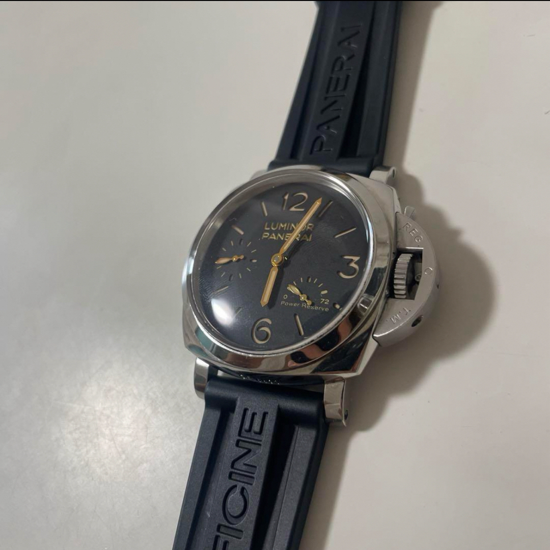OFFICINE PANERAI(オフィチーネパネライ)のパネライ ルミノール　パワーリザーブ　手巻き　PAM00423 メンズの時計(腕時計(アナログ))の商品写真