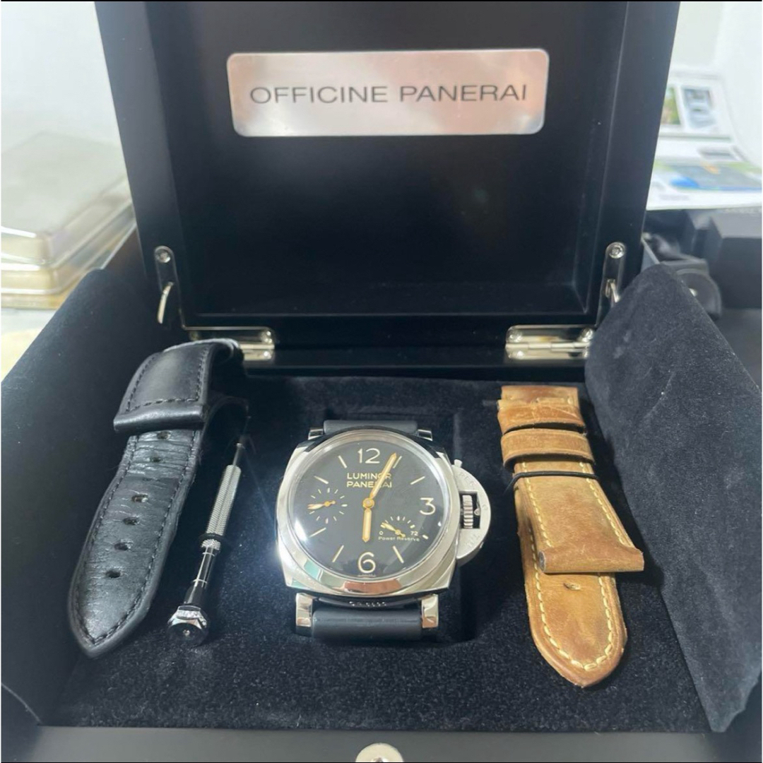 OFFICINE PANERAI(オフィチーネパネライ)のパネライ ルミノール　パワーリザーブ　手巻き　PAM00423 メンズの時計(腕時計(アナログ))の商品写真