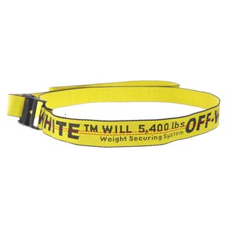 OFF-WHITE - OFF-WHITE オフホワイト Industrial Belt インダストリアル ロゴ刺繍 ロングベルト イエロー