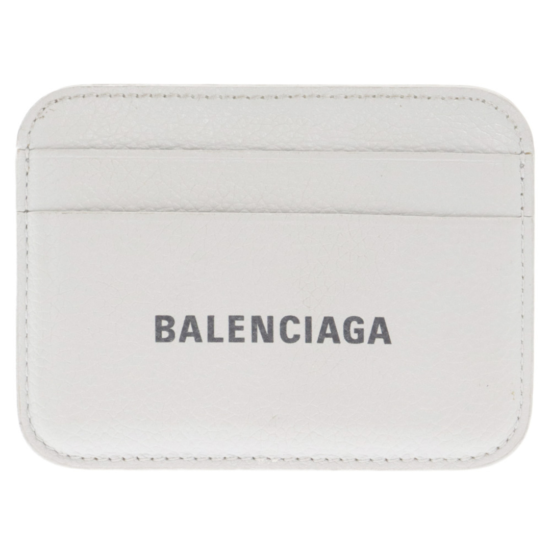 Balenciaga(バレンシアガ)のBALENCIAGA バレンシアガ ロゴプリント レザー カードケース ベージュ 593812 メンズのファッション小物(名刺入れ/定期入れ)の商品写真