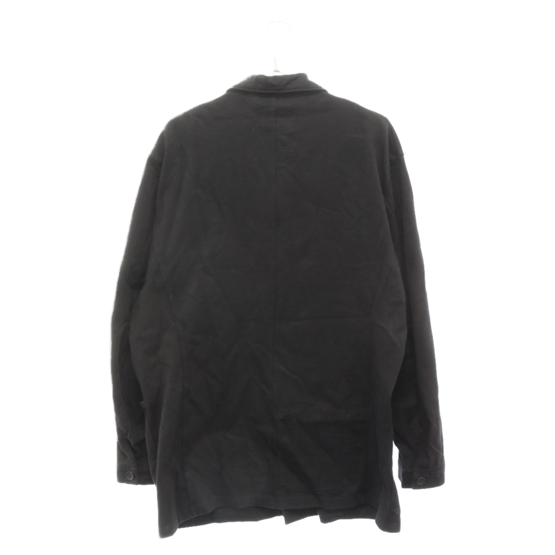 Yohji Yamamoto(ヨウジヤマモト)のYohji Yamamoto ヨウジヤマモト 23SS チェストポケット シャツジャケット HZ-T58-088 ブラック メンズのジャケット/アウター(フライトジャケット)の商品写真