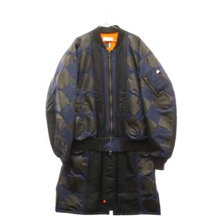 FACETASM ファセッタズム 17AW DIAMOND LONG BUG MA-1 CHG-CO-U04 ダイアモンドロング バグMA-1 ジャケット ブラック/ネイビー