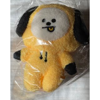 ビーティーイシビル(BT21)のBT21 5周年記念レインボーカラーぬいぐるみイエローCHIMMY チミー(アイドルグッズ)