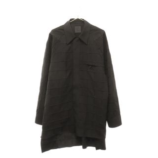 ジバンシィ(GIVENCHY)のGIVENCHY ジバンシィ ピンタックオーバーサイズ ウール 長袖シャツ ブラック BM60R813MP(シャツ)