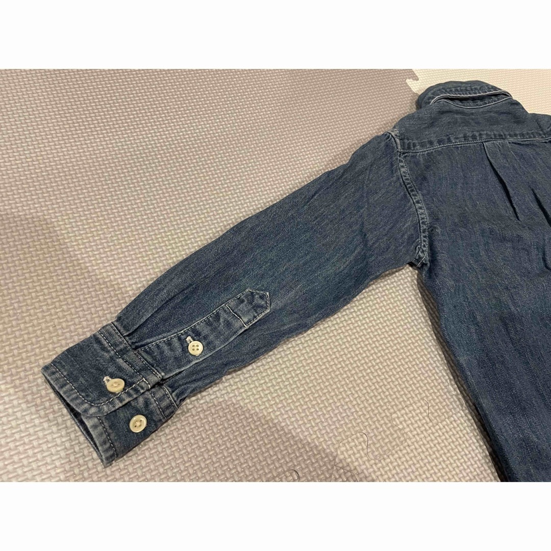 Ralph Lauren(ラルフローレン)のラルフローレン デニムシャツ 100 キッズ/ベビー/マタニティのキッズ服男の子用(90cm~)(ジャケット/上着)の商品写真