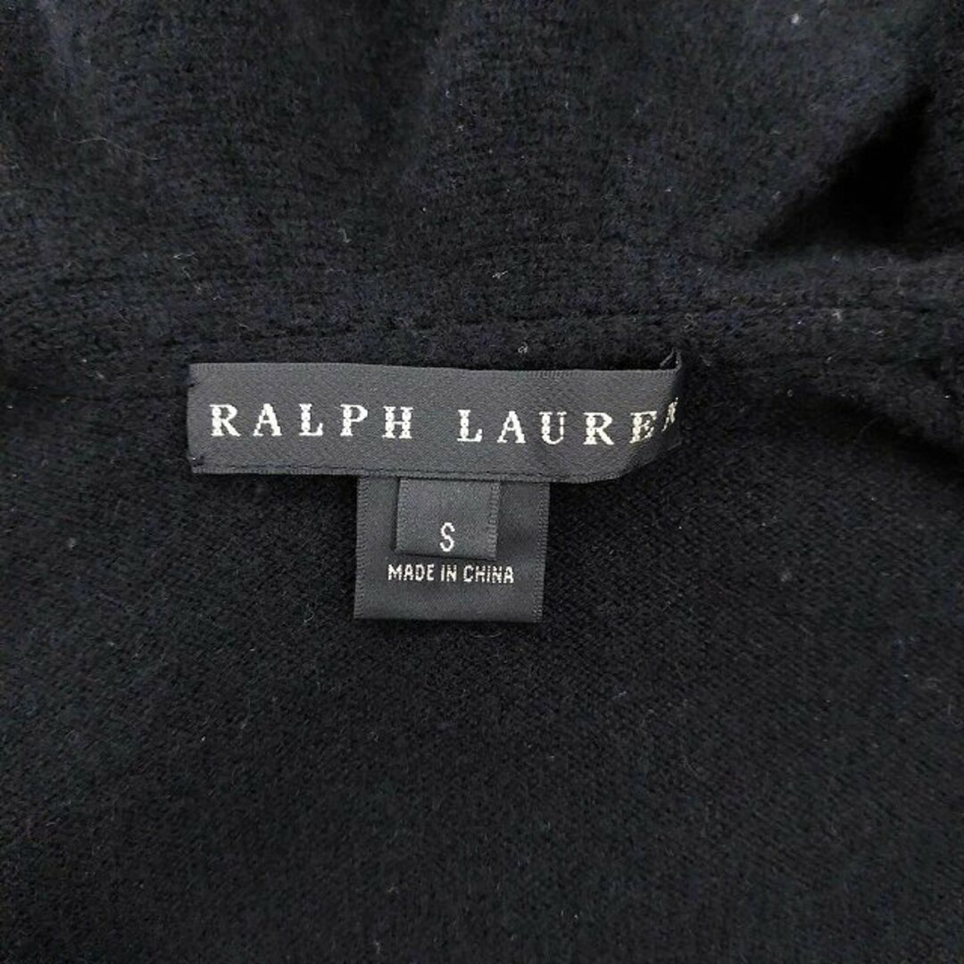 Ralph Lauren(ラルフローレン)のラルフローレン ブラックレーベル フリル ロングカーディガン ニット カシミヤ レディースのトップス(カーディガン)の商品写真