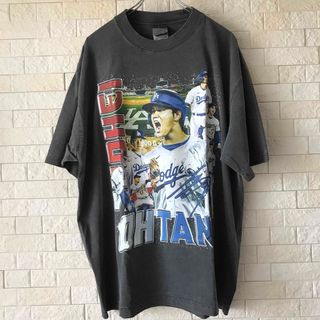 大谷翔平 T USA製 XL ヴィンテージt 大谷T ロサンゼルスドジャース(Tシャツ/カットソー(半袖/袖なし))