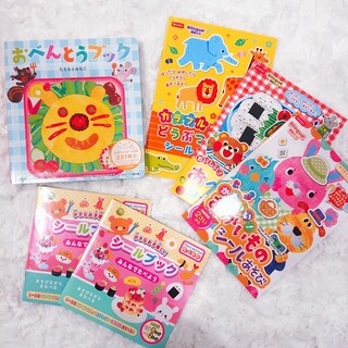コクヨ(コクヨ)の新品   シールブック「おべんとうブック」・ダイソー  シールブック5冊セット(知育玩具)