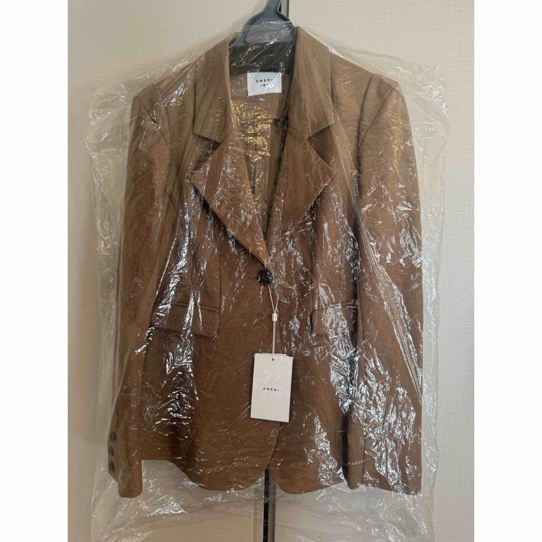 Ameri VINTAGE - 新品タグ付)Ameri/WAIST SHAPE FLARE JACKET Ameri VINTAGE - 新品タグ付)Ameri/WAIST SHAPE FLARE JACKET