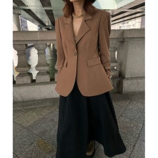 アメリヴィンテージ(Ameri VINTAGE)の新品タグ付）Ameri／WAIST SHAPE FLARE JACKET(テーラードジャケット)