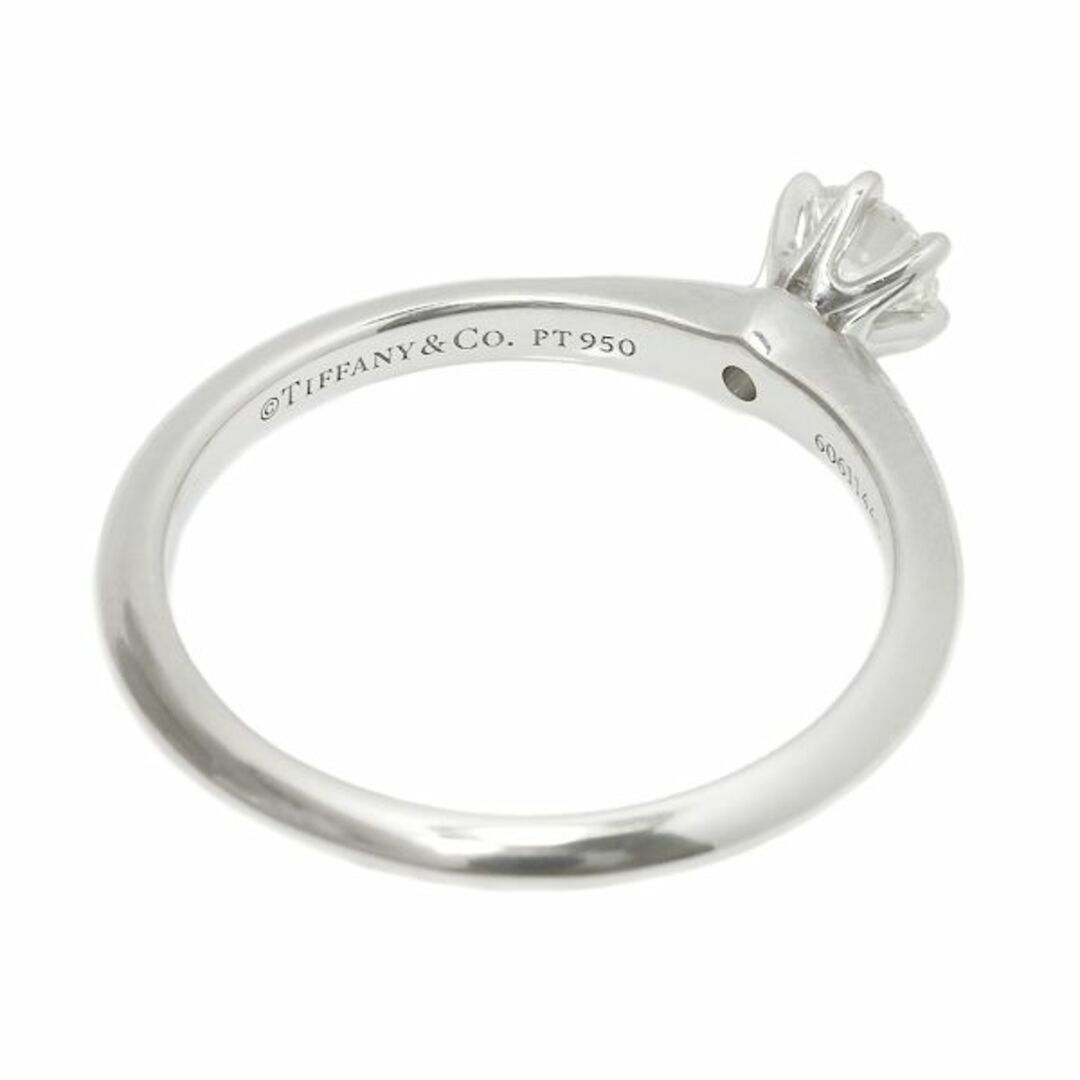 Tiffany & Co.(ティファニー)のティファニー TIFFANY&CO. ソリティア ダイヤ 0.24ct I/VS2/3EX 11.5号 リング Pt プラチナ 指輪 【鑑定書付き】 VLP 90217180 レディースのアクセサリー(リング(指輪))の商品写真