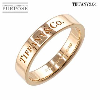 ティファニー(Tiffany & Co.)のティファニー TIFFANY&Co. フラット バンド 10号 リング K18 PG ピンクゴールド 750 指輪 VLP 90220342(リング(指輪))