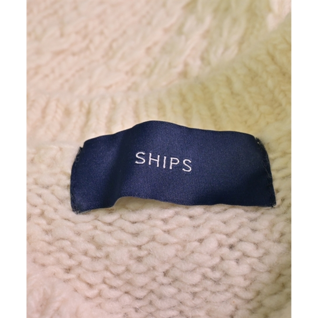 SHIPS(シップス)のSHIPS シップス ニット・セーター F 白 【古着】【中古】 レディースのトップス(ニット/セーター)の商品写真