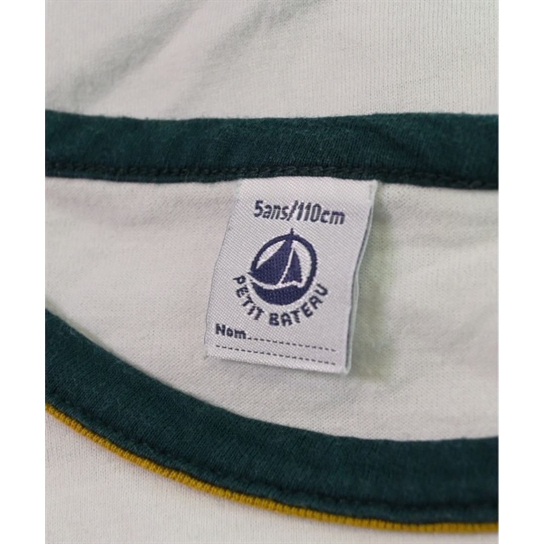 PETIT BATEAU(プチバトー)のPETIT BATEAU プチバトー Tシャツ・カットソー 5 白 【古着】【中古】 キッズ/ベビー/マタニティのキッズ服女の子用(90cm~)(Tシャツ/カットソー)の商品写真