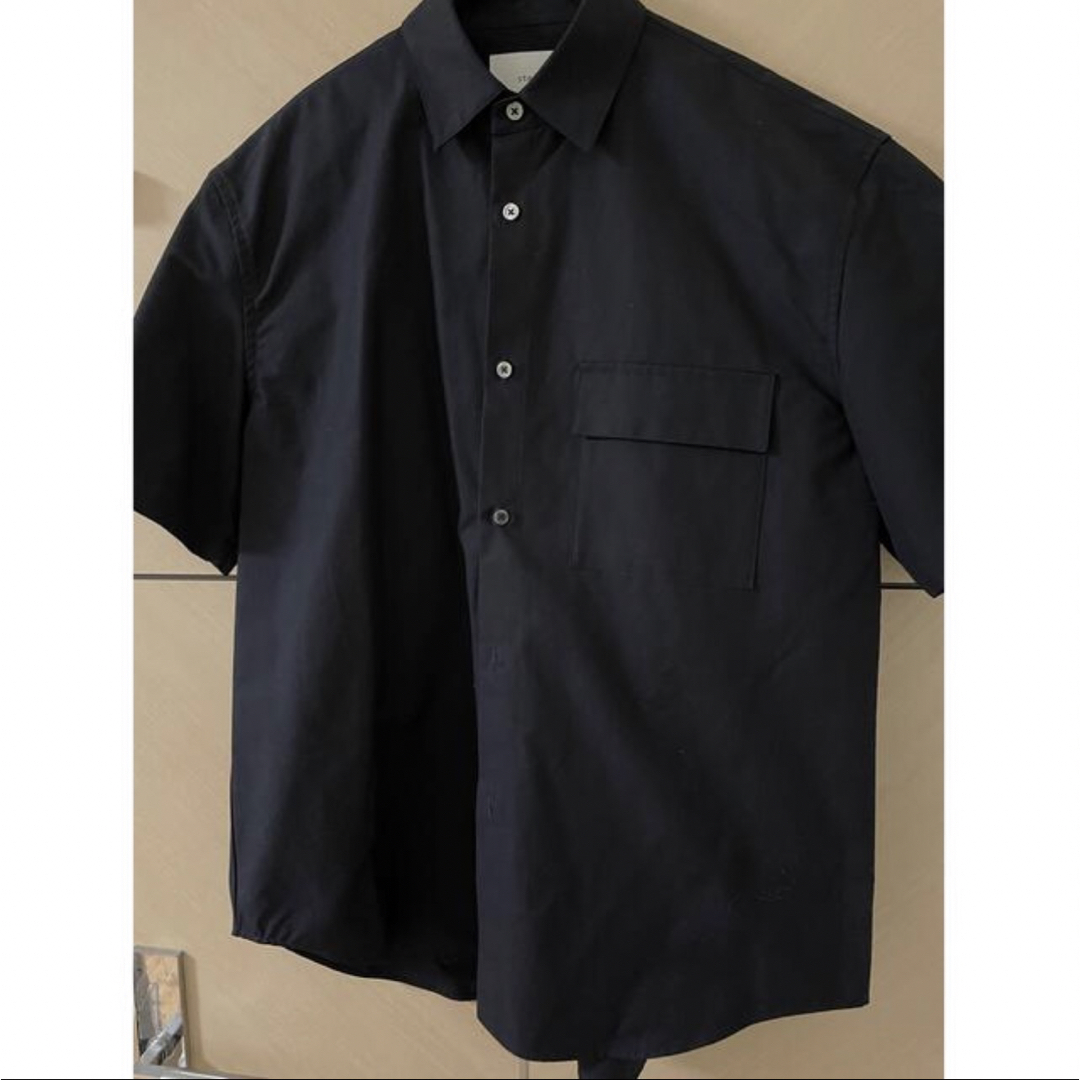 stein OVER SLEEVE SS SHIRT・DARK NAVY