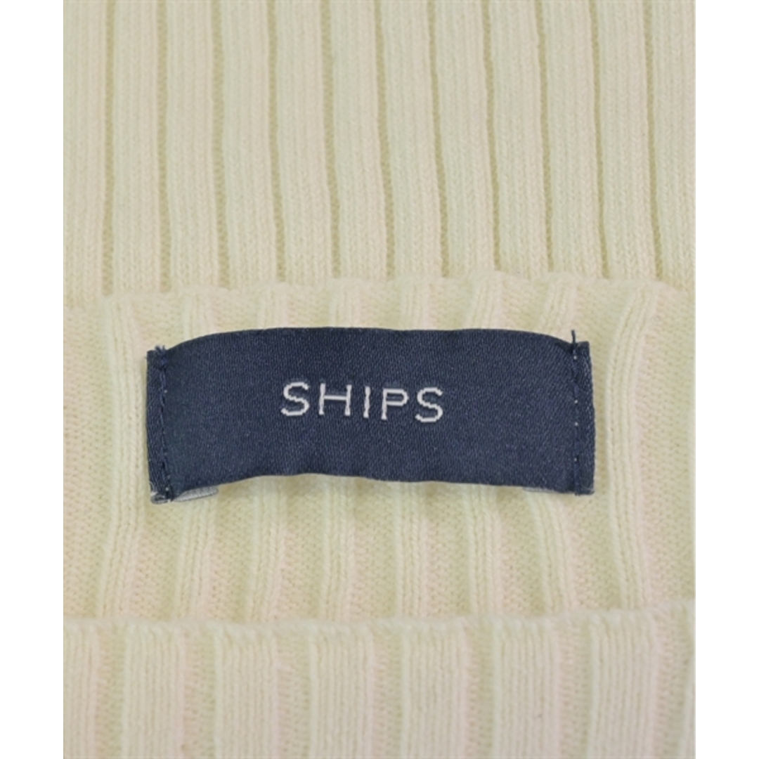 SHIPS(シップス)のSHIPS シップス ニット・セーター -(XS位) 白 【古着】【中古】 レディースのトップス(ニット/セーター)の商品写真