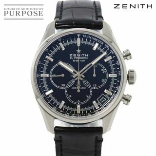 ゼニス(ZENITH)のゼニス ZENITH エルプリメロ 36000VpH 42mm 03.2080.400 メンズ 腕時計 クロノグラフ デイト 裏スケルトン 自動巻き El Primero VLP 90223629(腕時計(アナログ))