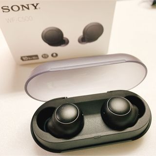 ソニー(SONY)の【ほぼ未使用】SONY ソニー　 ワイヤレスステレオヘッドセット　ブラック(ヘッドフォン/イヤフォン)