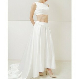 ☆白XSサイズ☆スレンダーラインのセパレートドレス(ウェディングドレス)