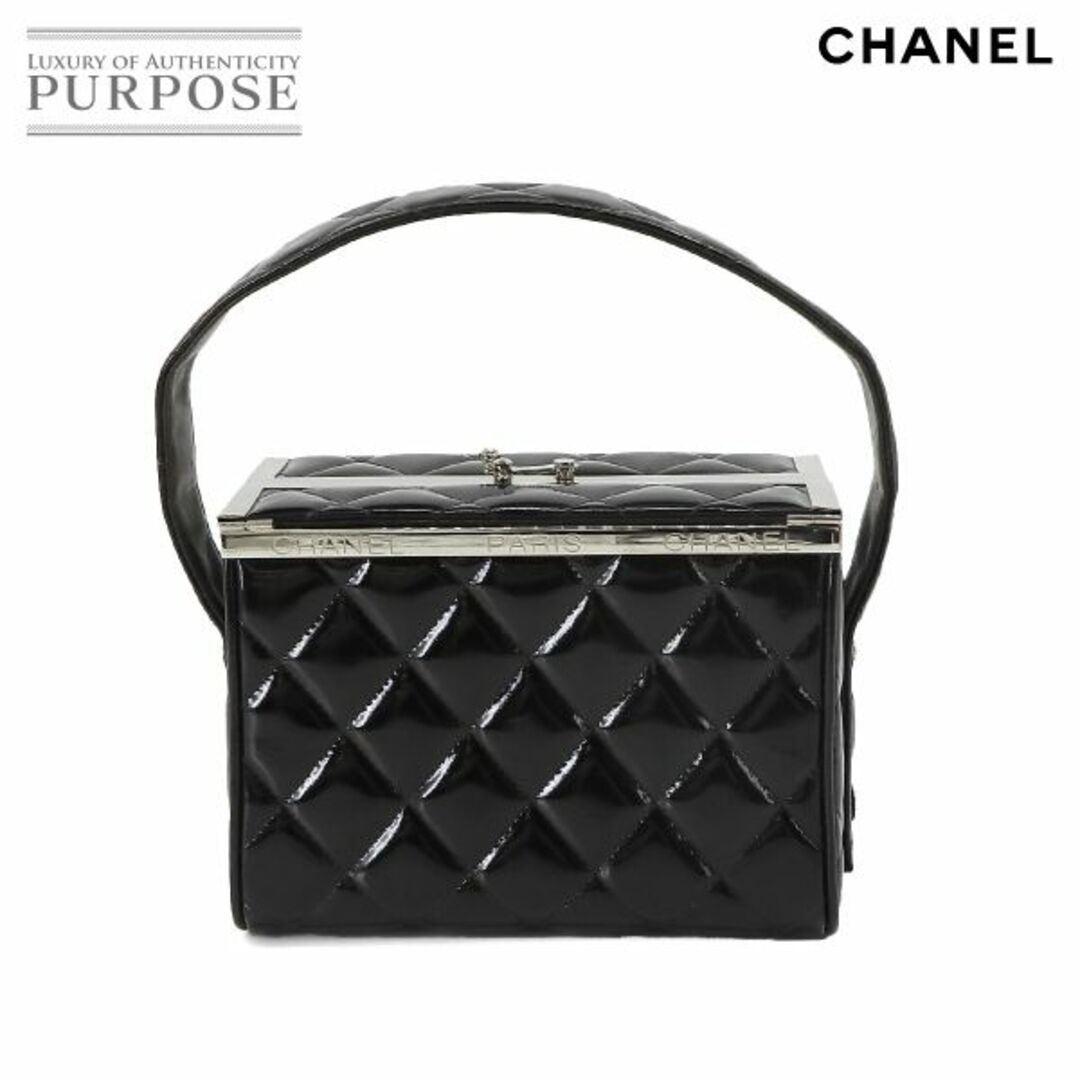 CHANEL - シャネル CHANEL マトラッセ バニティ バッグ エナメル