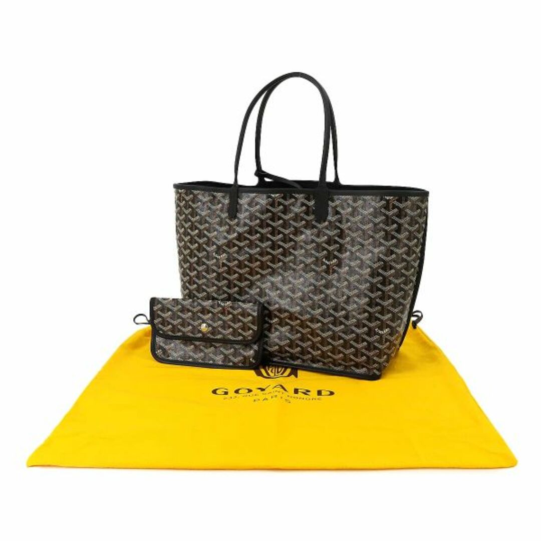 GOYARD(ゴヤール)の未使用 展示品 ゴヤール GOYARD アンジュ PM リバーシブル トート バッグ PVC レザー ヘリンボーン ブラック シルバー 金具 VLP 90223571 レディースのバッグ(トートバッグ)の商品写真