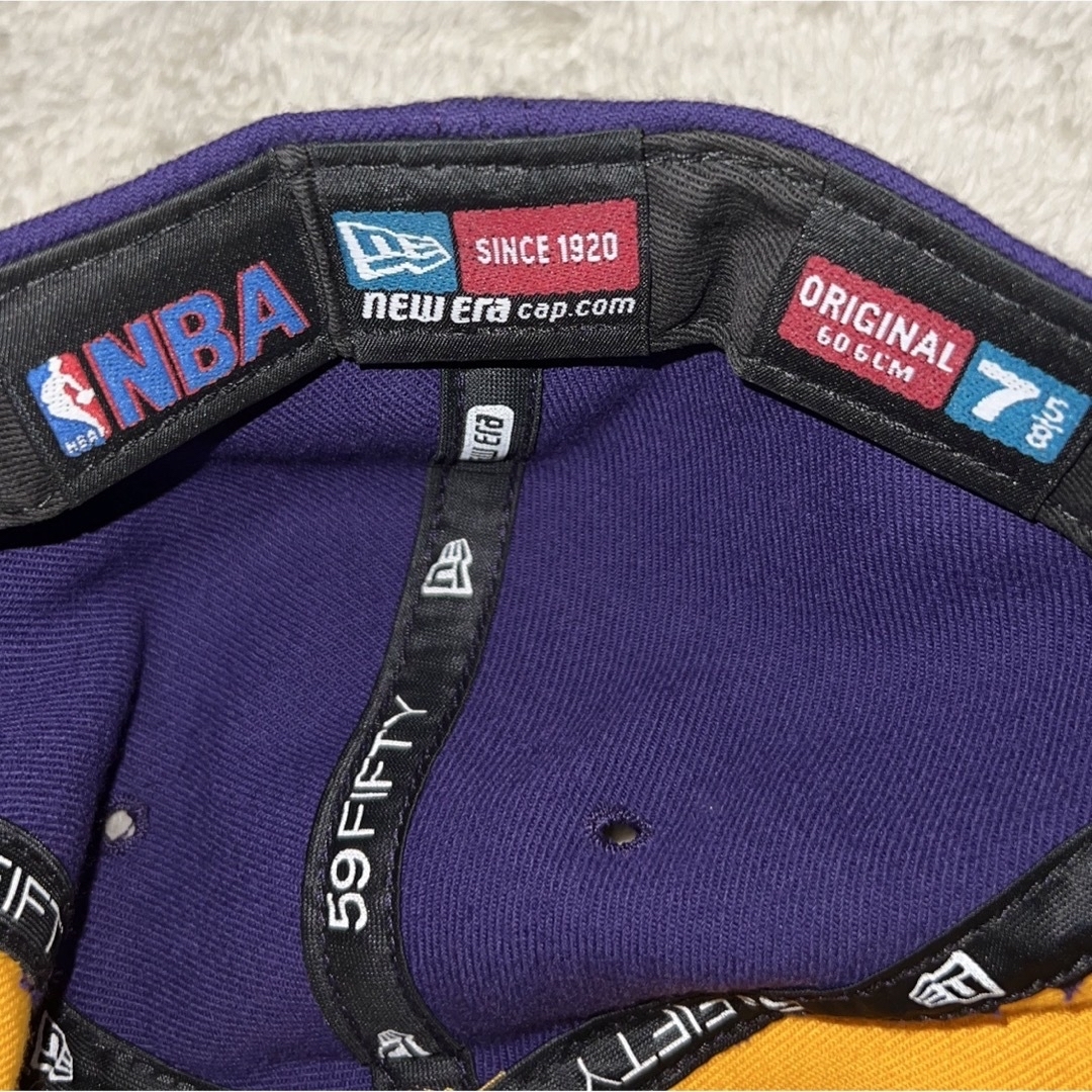 NEW ERA(ニューエラー)の希少 80~90s NEWERA Lakers レイカーズ USA製 メンズの帽子(キャップ)の商品写真