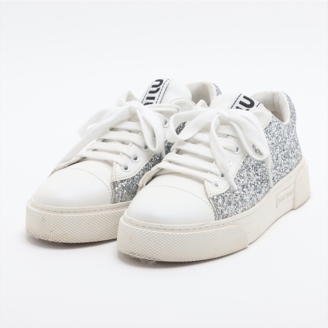 miumiu グリッター スニーカー 36 miumiu グリッター スニーカー 36