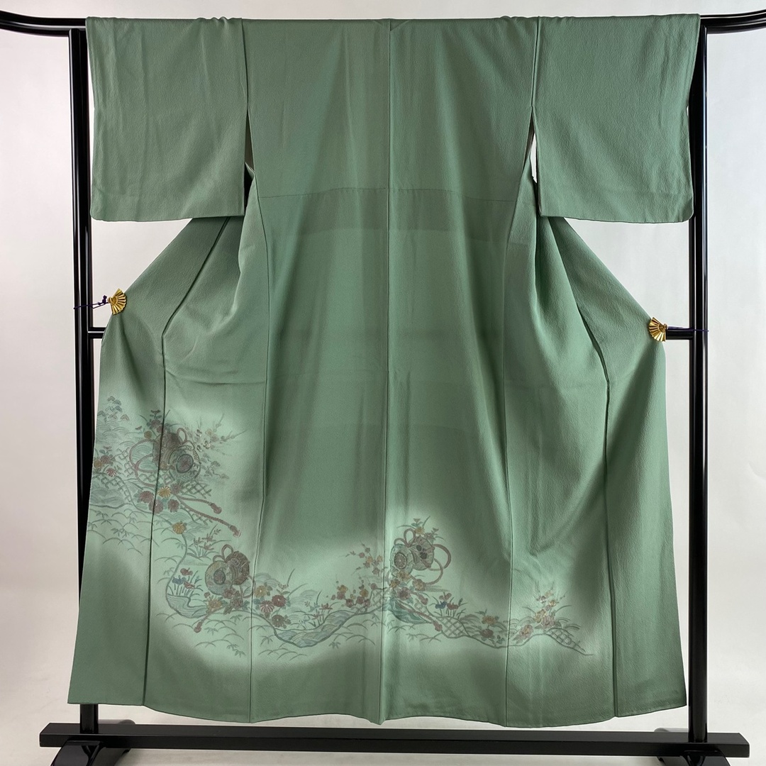 訪問着 身丈154.5cm 裄丈64.5cm 正絹 美品 秀品 【中古】の通販 by