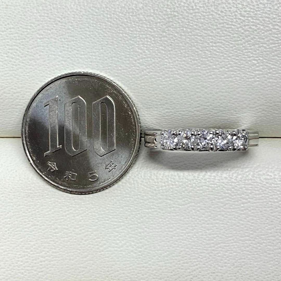 K18WG　天然ダイヤモンドリング　D0.57ct　サイズ11号　18金 レディースのアクセサリー(リング(指輪))の商品写真