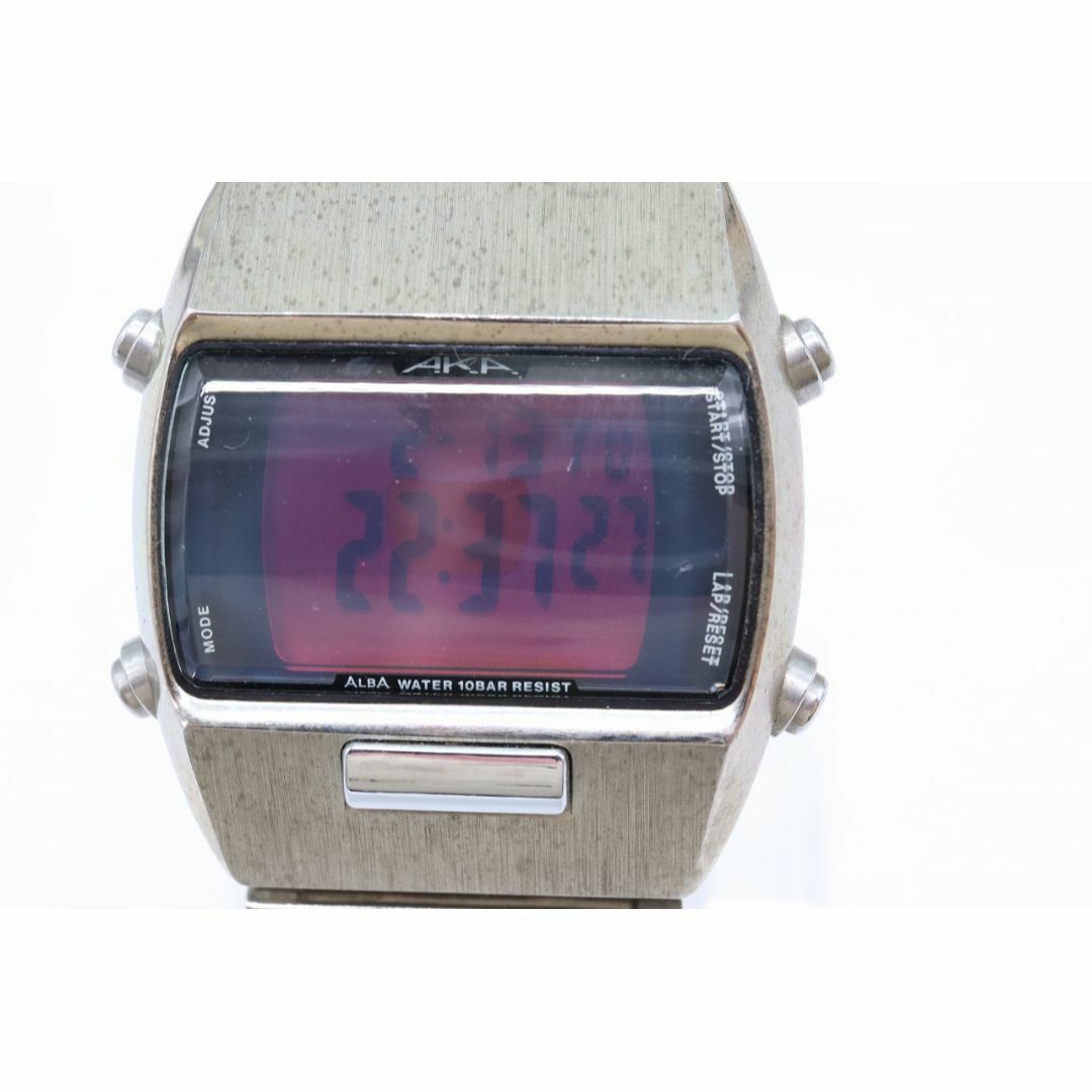 ALBA(アルバ)のW126-101 ★やや難あり★動作品 セイコー アルバ アカ デジタル 腕時計 メンズの時計(腕時計(デジタル))の商品写真
